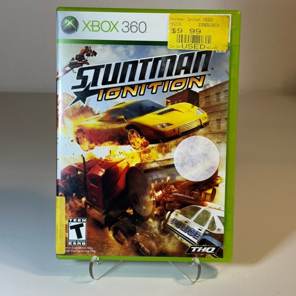Xbox 360 Stuntman‎ Ignition Video Game Disc Case Complete